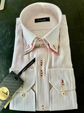 Langarmhemd weiss gestreift in