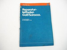 VW Golf 1 Scirocco L S D GL GS GT GTI GLI 1975 - 1978 Stromlaufpläne Elektrik