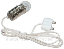 Fassung E10 mit Kabel+Stecker
