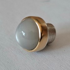 Charlotte 21 - Wechselköpfchen mit Traum Mondstein in massiv 18kt Gold gefasst