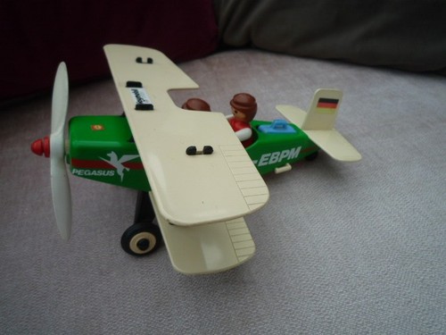 Vintage playmobil flugzeug - vintage,