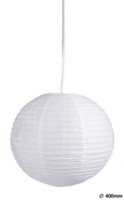 Rabalux 4898 Dekoleuchte Rice, Papier, weiß, rund, Innen, ø400mm