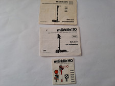 Märklin ANleitungen Signale 7188 /7039 /7040 3 Stk