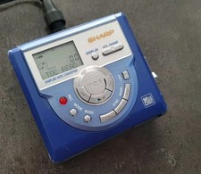 Sharp Minidiscrecorder blau