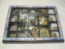 Schmuckkasten / Wandvitrine 42 cm x 32 cm, gebraucht in gutem Zustand