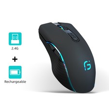 PC Maus Kabellos USB Wireless Mouse Computer Notebook Laptop Funkmaus Aufladbar