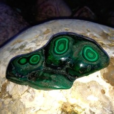 Malachit Trommelstein