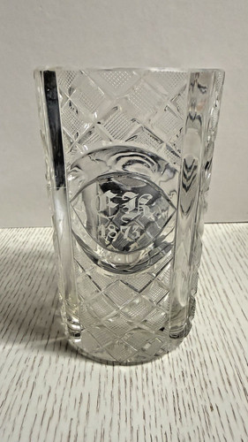 Glasvase mit monogram 1873 - glasvase,
