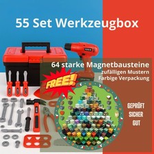 55-tlg Kinder Werkzeug Set mit