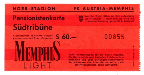 Ticket aus austria wien - austria,