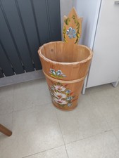 Regenschirmständer Holz Rustikal,Kostenloser Versand 