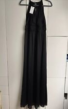MANGO Abendkleid Gr.M 36-38 Schwarz Maxikleid Damen Mädchen NEU