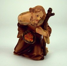 Krippenfigur Hirte kniend für