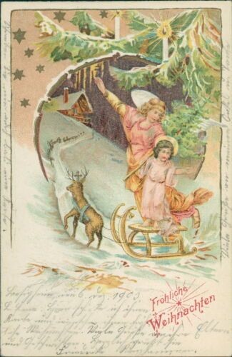 Ansichtskarte weihnachten - ansichtskarte,