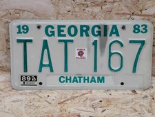 NUMMERNSCHILD USA GEORGIA 1983