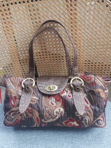 Damen shopper brokat - tasche,
