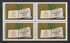 BRD 1980 - Ausgabe Losungsbuch Brüdergem. - Mi. 1054 ** 4-er s. Abb. u. Beschr.