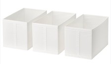 3er Set, Ikea Skubb Box
