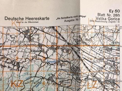 Deutsche heereskarte 1943 - deutsche,