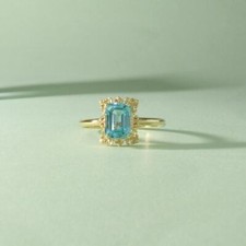10K Gelbgold Natur Paraiba