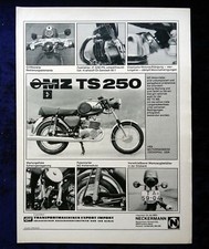 MZ TS 250, originale Werbung