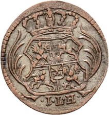 Sachsen Pfennig 1710 Friedrich