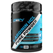 L- Arginin HCL - 500g 100% Reines Pulver - Muskelaufbau - Pump - Pre-workout 