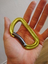 Ocun Karabiner 25 kN, einfacher Schnapper – Klettern, Bergsteigen, Outdoor