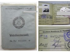 DDR NVA 1982 Armee Ausweis (in