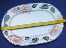 Villeroy & Boch Geschirr Wildrose: Servierplatte / Beilagenplatte 33 cm. groß