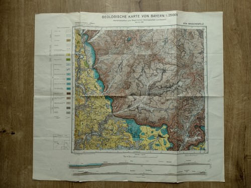 Historische geologische karte - historische,