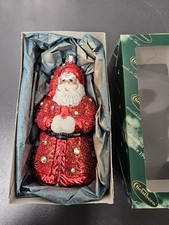 Christborn Glas Nikolaus Weihnachtsmann OVP Sehr Guter Zustand