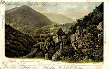 Ak Ilfeld am Harz Thüringen, Berglandschaft, Ilfelder Thal, Hotel... - 4778562