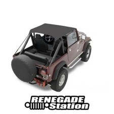 Jeep CJ CJ5 Bikini Top Traditional Style Black Chrush Bestop 76-83