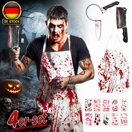 Halloween kostüm 4tlg - halloween,
