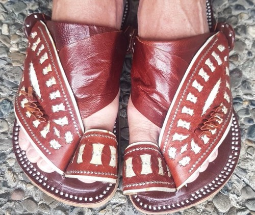 Echt leder sandalen zehen - echt,