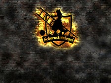 Leuchtreklame Schornsteinfeger