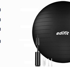 EDIFIT Gymnastikball 75 65 55 Pezziball Einschließlich Inflator Pilates Ball Sit
