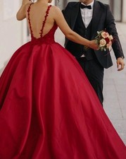 Henna-Kleid, Abendkleid, rot