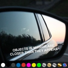 Objects In Mirror Aufkleber