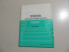 Wiring diagram manual Schaltpl. Werkstatthandbuch Toyota Celica RA 60 61 63 TA60