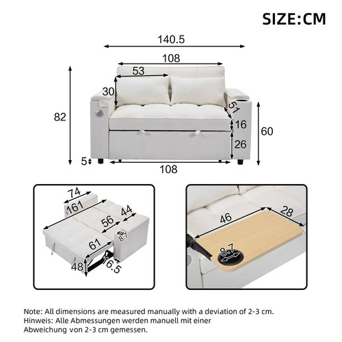 Schlafsofa mit schlaffunktion - schlafsofa,