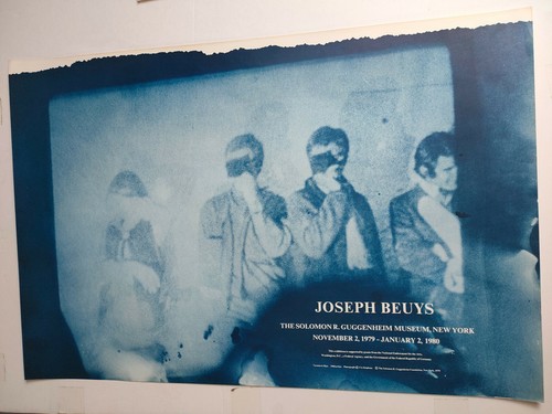 Plakat joseph beuys guggenheim - plakat,