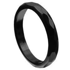 Dünner Ring aus Onyx
