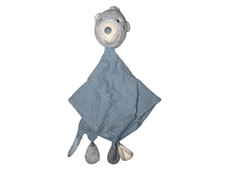 Baby Fehn TB6 Schmusetuch Blau Eisbär Kuscheltuch Plüsch Kinder Kuscheltier