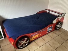 Kinderbett Autobett Begabino mit Lattenrost & Matratze 90x200