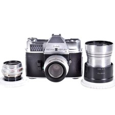 Kodak Retina Reflex IV + Xenar 50mm/2,8 + Curtagon 35mm/2,8 + Xenar 135mm/2,8