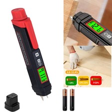 Feuchtemessgerät Digital Holzfeuchte Feuchtigkeitsmesser LCD für Brennholz DE