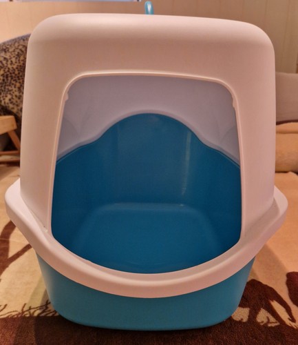 Katzentoilette mit haube - mit,