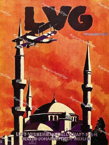 Plakat lvg flugzeug - plakat,